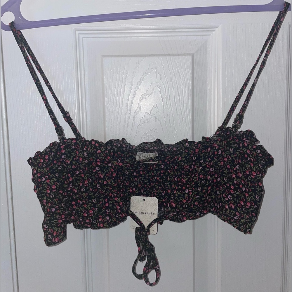 *230.  Free People Picnic Ruffle Bandeau Top - Picture 4 of 12